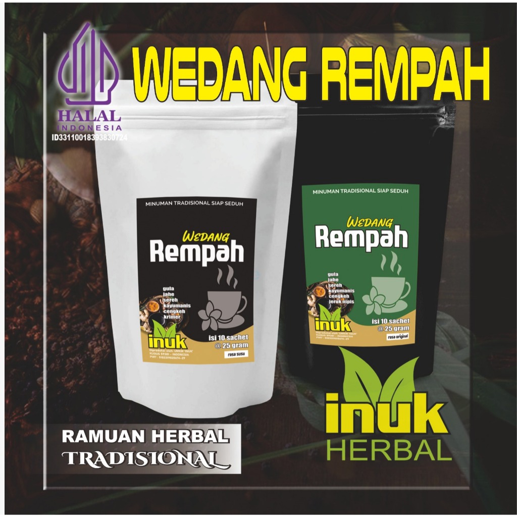 

PACK C (Pouch 400 GR) - Wedang rempah tradisional siap seduh 100% alami