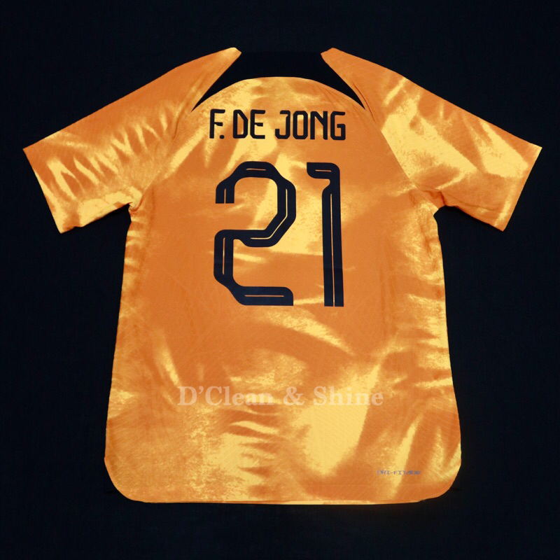 Jersey Original Belanda Home Drifit ADV 2022/23 De Jong 21 Nike Original