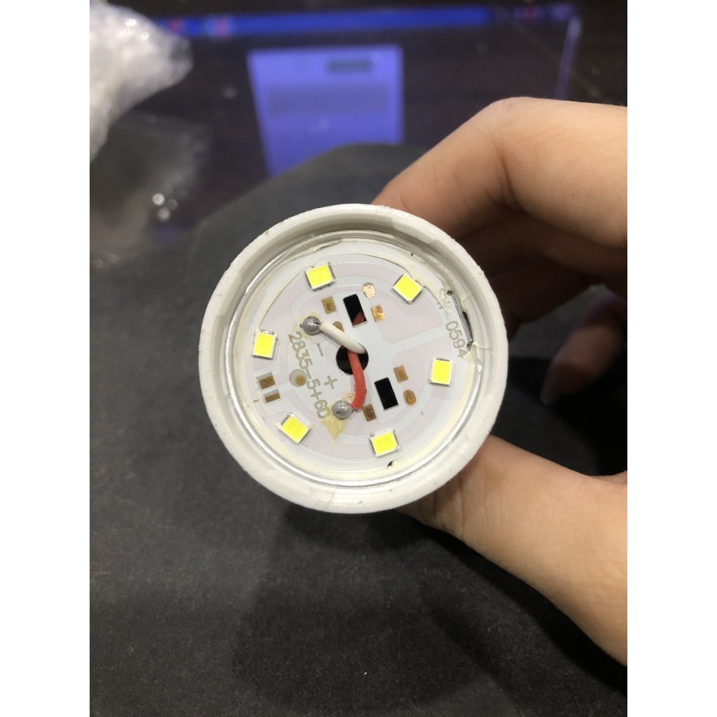 Lampu bohlam led 5 watt sorot E27 PUTIH WHITE BULB