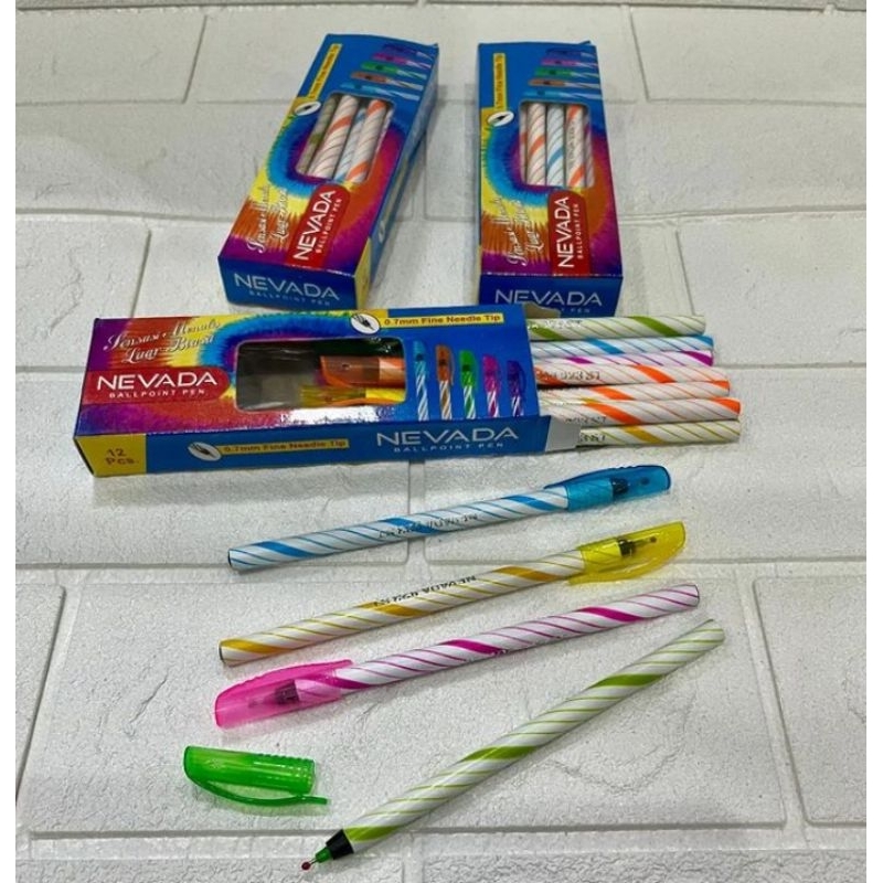 

{12pcs} Pen Hitam Pen Lilin Pen Nevada pen Victor Pen Tinta Hitam Pen Ulir