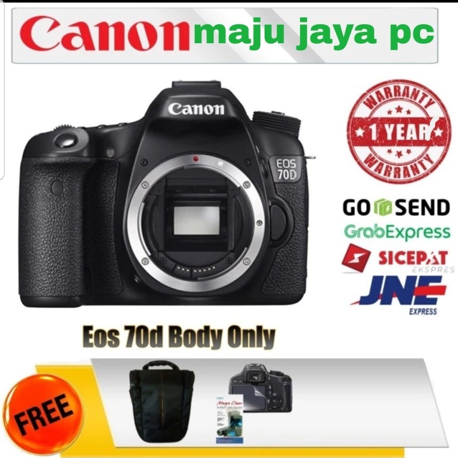 KAMERA CANON EOS 70D BODY KIT / BODY ONLY BARU URIGINAL