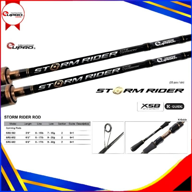 JORAN SPINNING EUPRO STORM RIDER 562-602-662 SPINNING | JORAN GALATAMA | CASTING