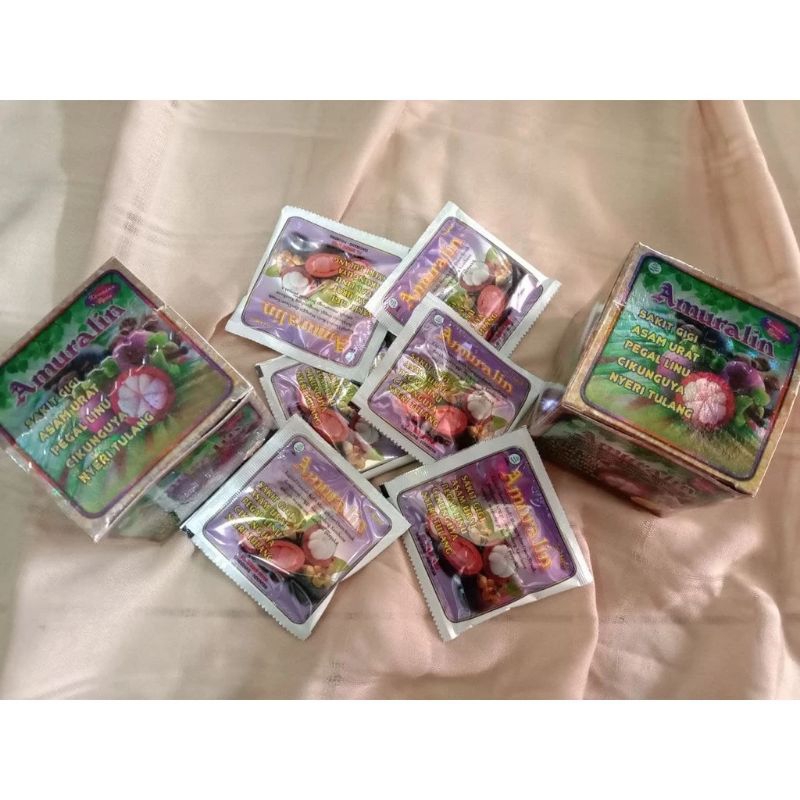 

KAPSUL AMR 20 SACHET ORIGINAL OBAT ASAM URAT PEGAL LINU