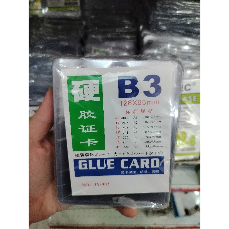 

Cardcase/Gluecard/Badgename B3 ( isi 20)