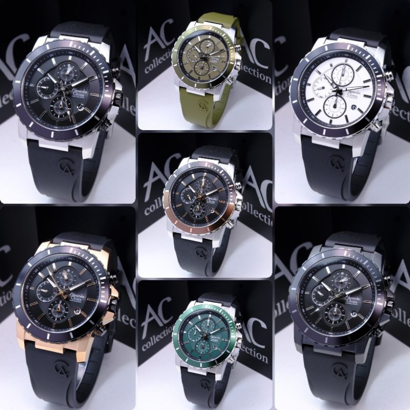 ALEXANDRE CHRISTIE 6141 / 6141MC RUBBER PRIA ORIGINAL GARANSI 1TAHUN