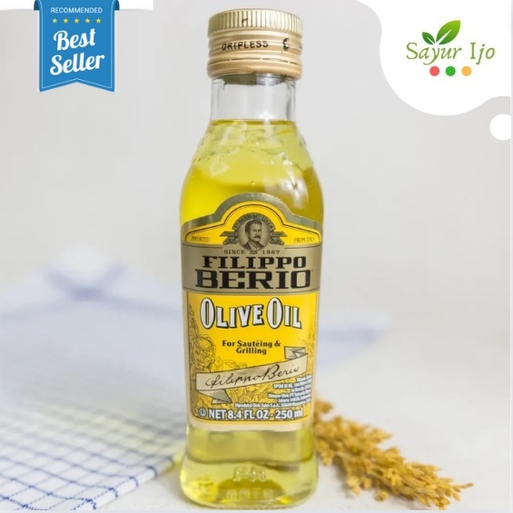 

Filippo Berio Pure Olive Oil 250 ML / Botol Minyak Zaitun Original Premium Instant HALAL