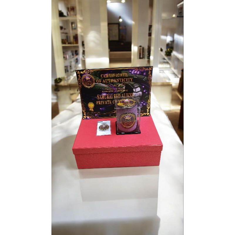 New Gelasan katun SAMURAI RED ALIENS ( PRIVATE COLLECTION)