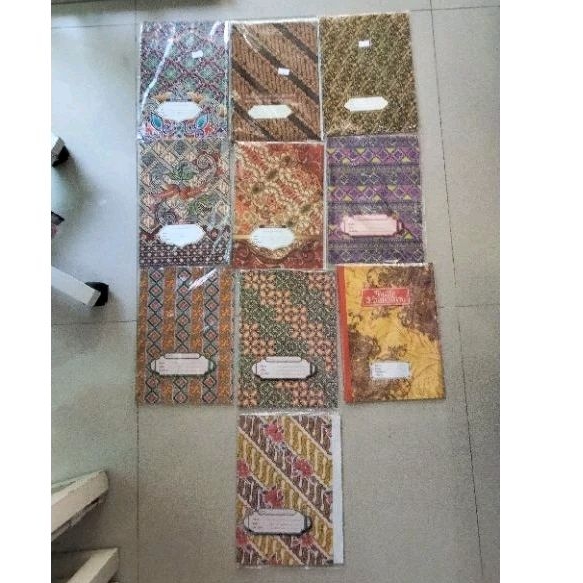 

Sampul batik buku kwarto 1pak