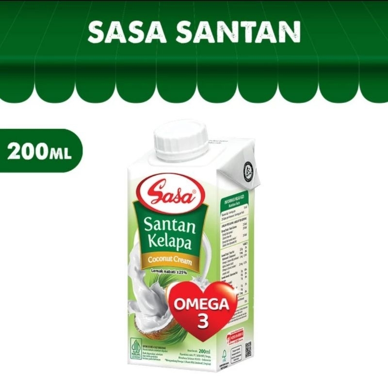 

Sasa Santan Kelapa Cair 200ml Serbaguna