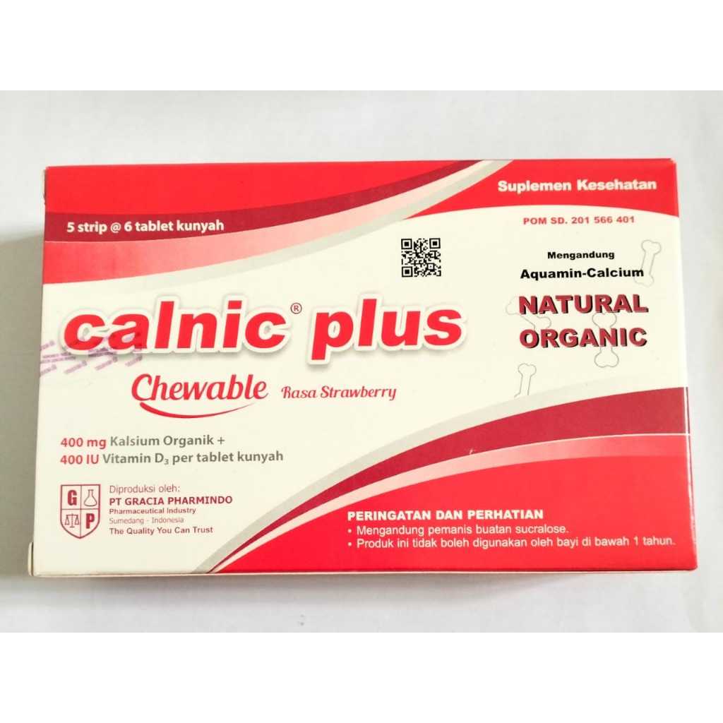 CALNIC PLUS CHEWABLE RASA STRAWBERRY