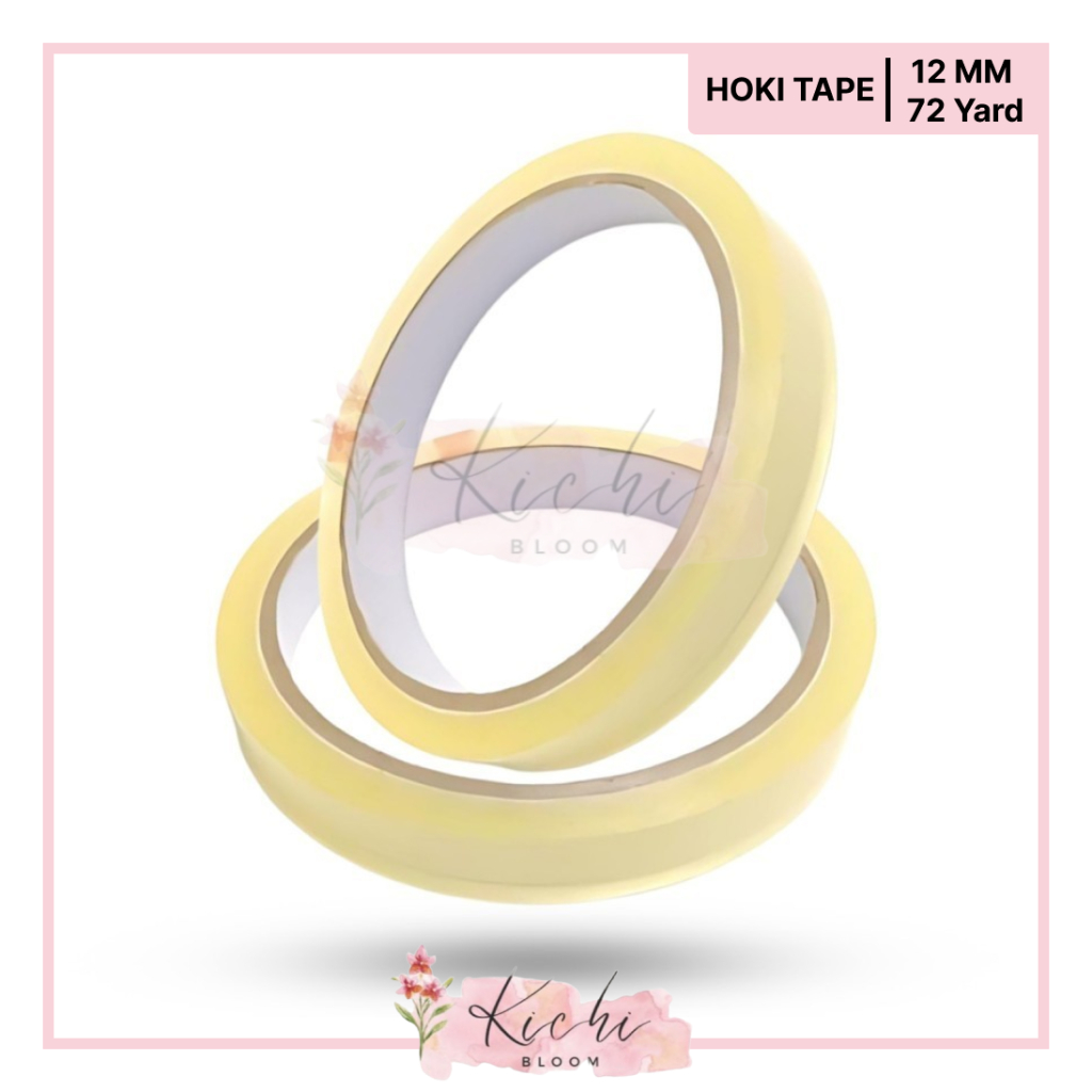 

SELOTIP BENING 12 MM X 72 YARD / LAKBAN BENING MURAH / ISOLASI 1/2 INCH
