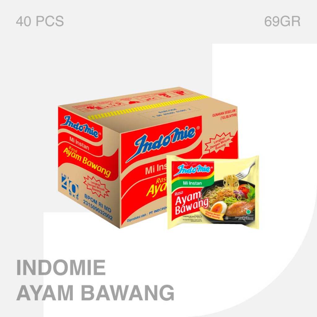 

Indomie Ayam Bawang 1 Dus