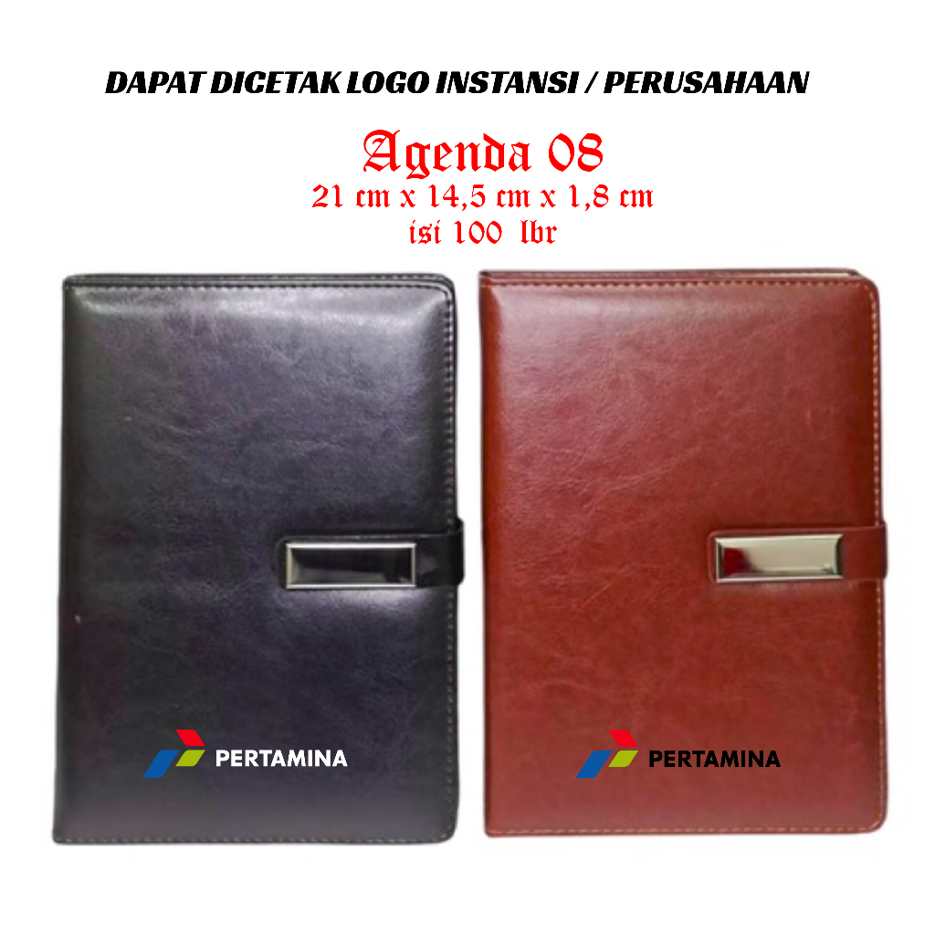 

Buku Agenda Kerja 08 Custom logo free