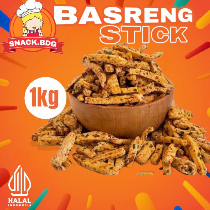 

BASRENG PEDAS DAUN JERUK 1KG/ Basreng Stick Viral Snack_bdg