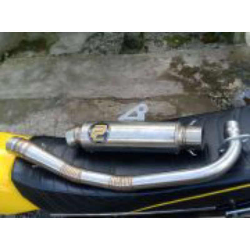termurah terlaris knalpot racing pekajaman leher 32 inlet 50 bebek 200cc slepengin sleep engine kolo
