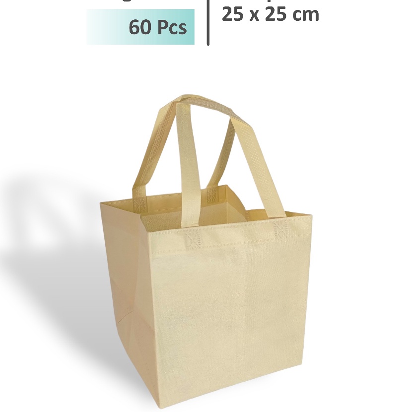 

Gila 6 Pcs Tas Hajatan 25x25 Tas Box Nasi 25x25 Tas Spunbond