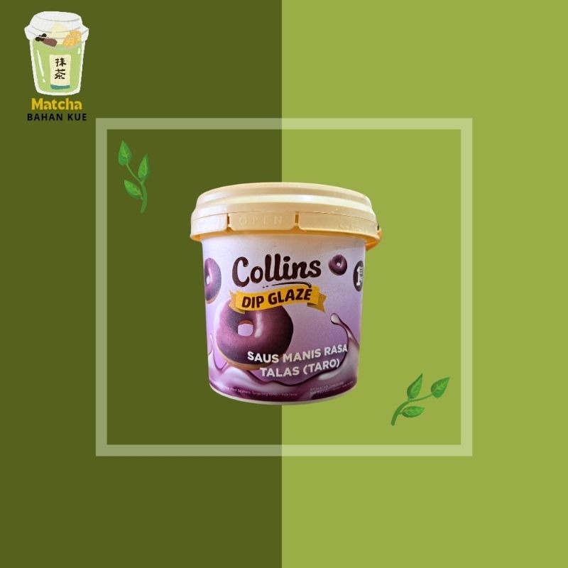 

Collins Dip Glaze Taro 1 KG - Topping Selai Donat Roti Kue