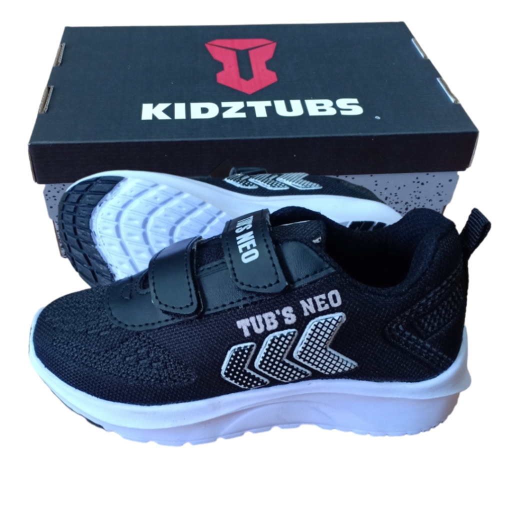 KIDZTUBS Sepatu Sekolah Anak Laki Laki Perempuan Umur 6 - 10 Tahun PAUD TK SD - KIDZTUBS1311020824