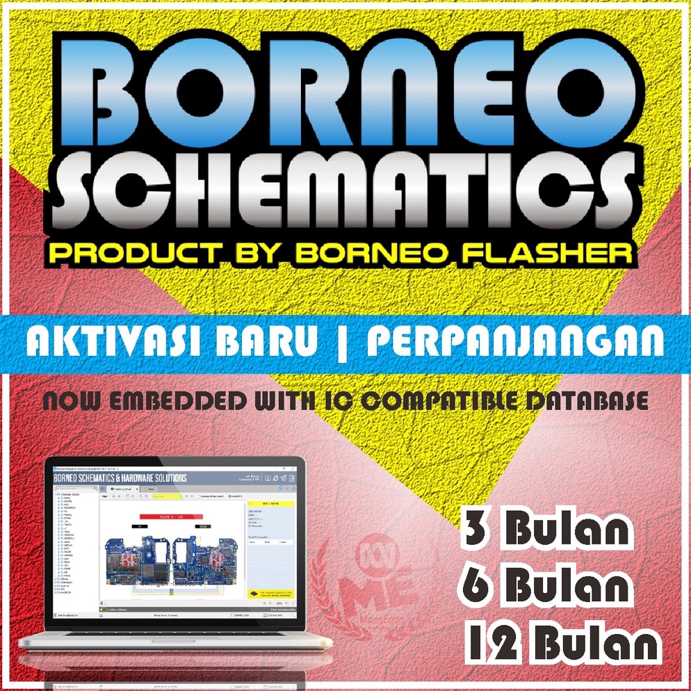 KODE I74A BORNEO SCHEMATIC  BORNEO SKEMATIK