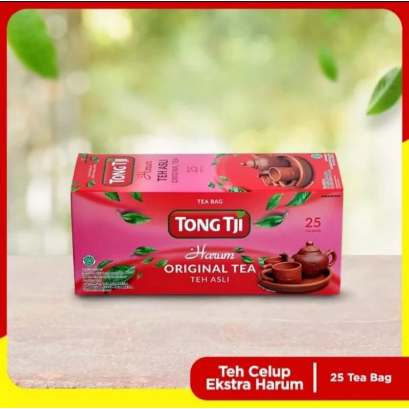 

Tong Tji Original Tea Bag Teh Asli Celup Isi 25 Kantong Non Amplop 50g