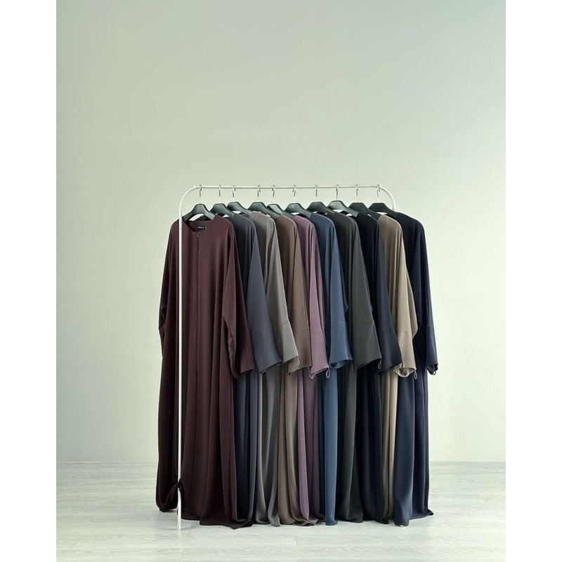 Noor Loose Abaya Muslim Gamis Dress Panjang Pakaian Baju Wanita Syari By Sidra