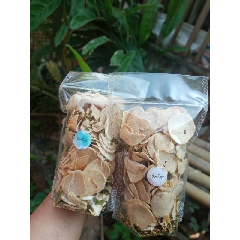 

Paket usaha basreng pedas daun jeruk isi 10pcs