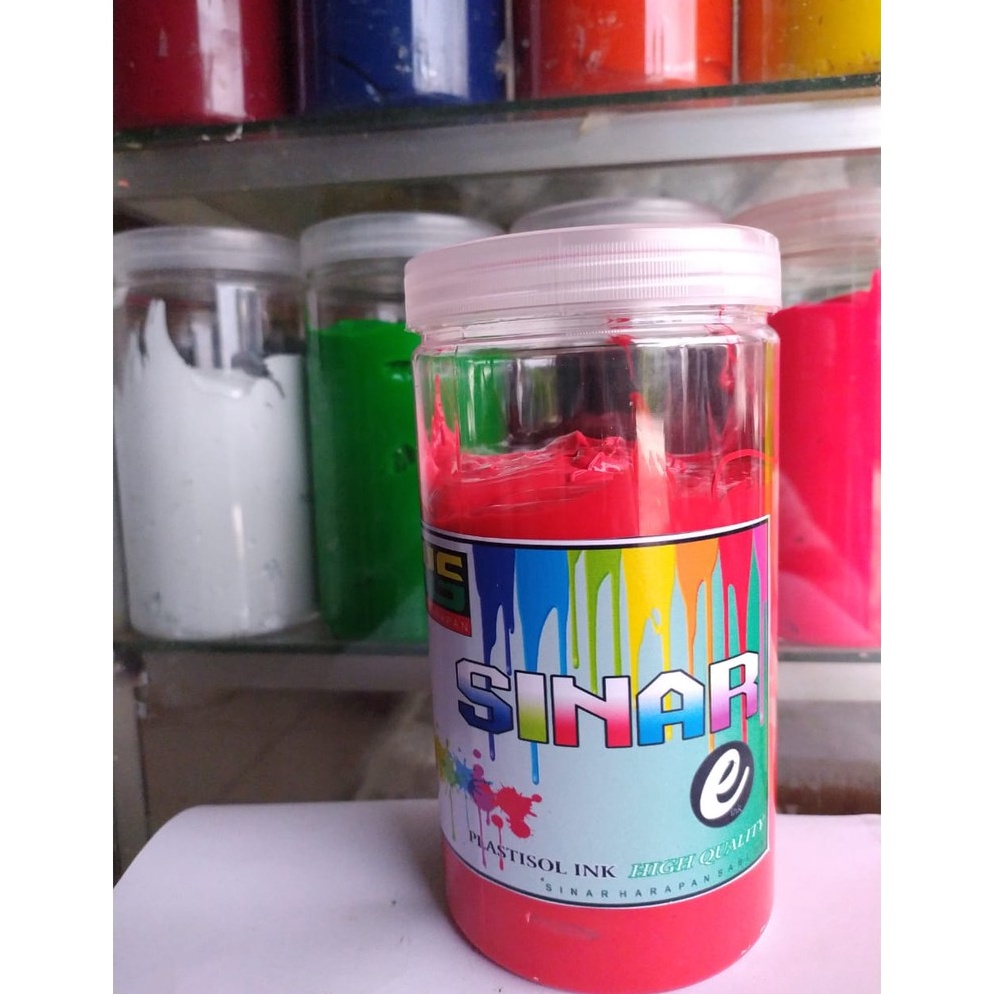 

Plastisol economis warna merah SINAR HARAPAN SABLON kemasan 1kg u I4C3