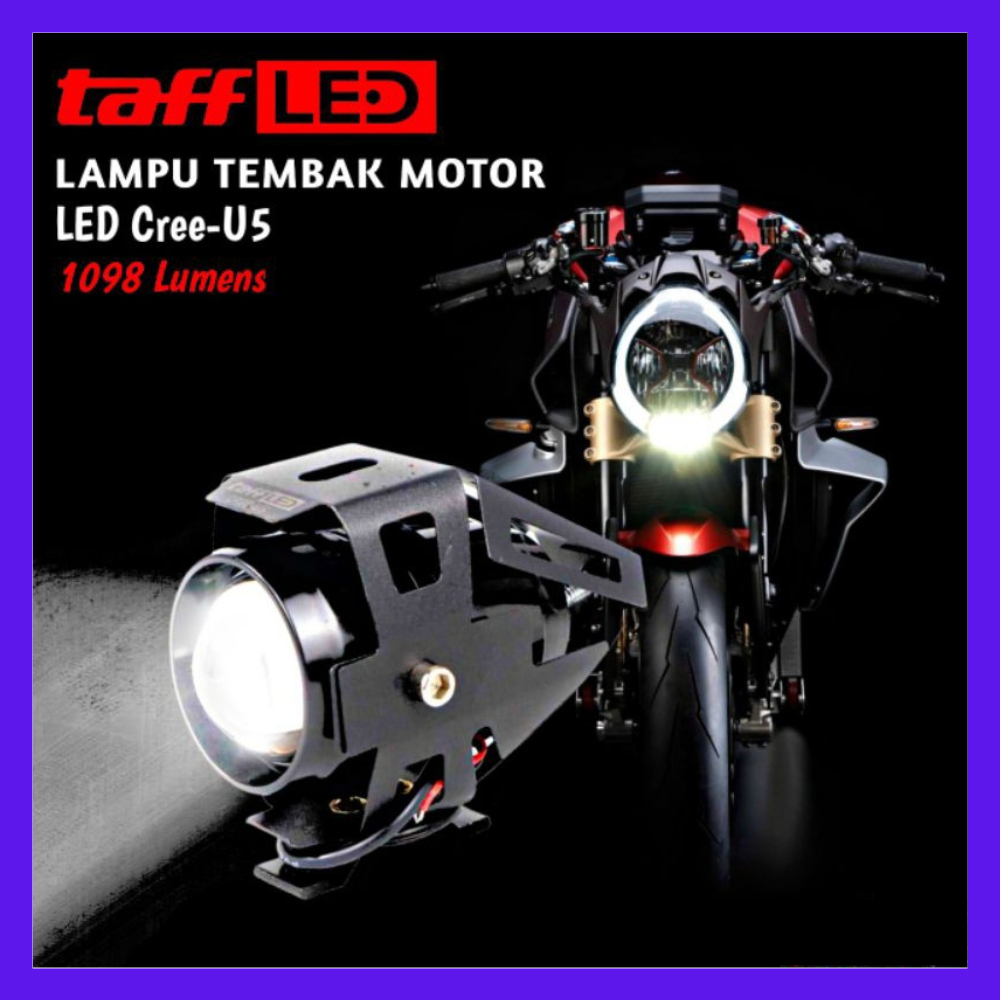 Lampu Sorot Motor Lampu Tembak Motor Transformer LED U5 1098 Lm Waterproof lampu tembak sorot motor