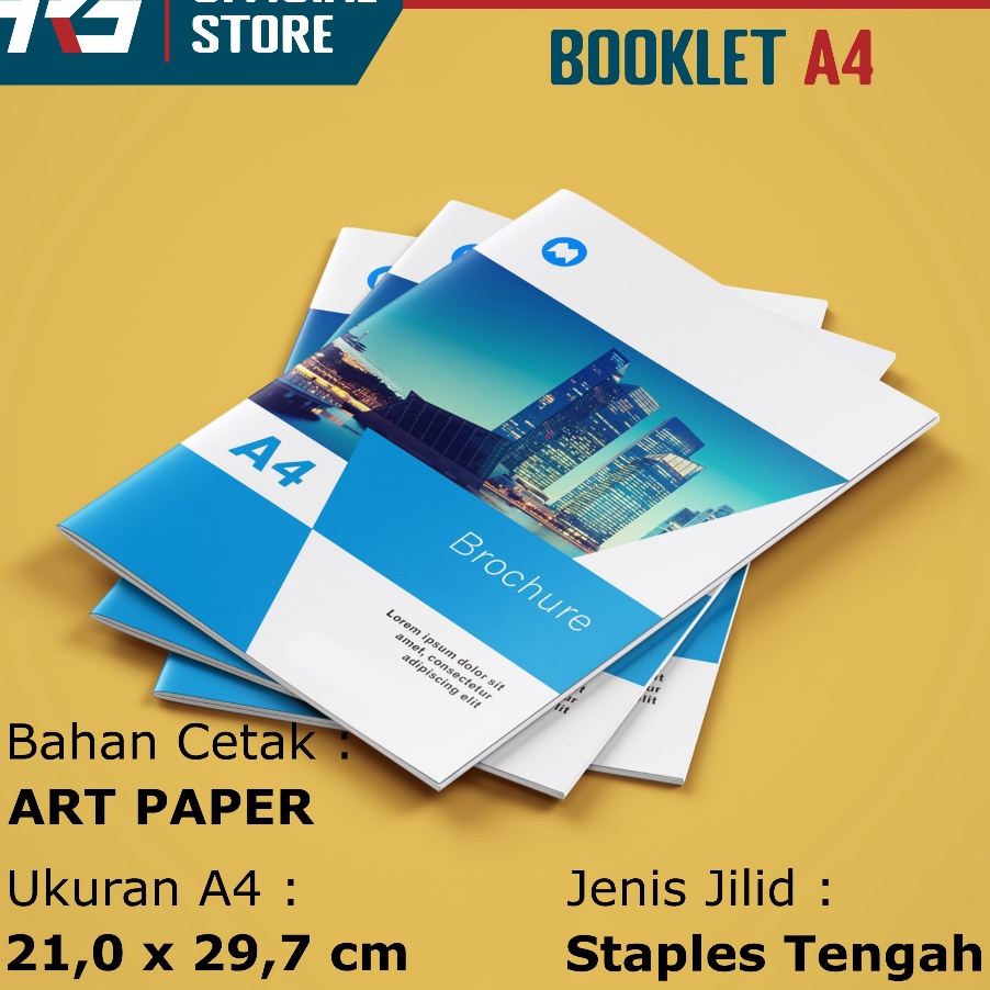 

Wah Cetak Booklet Ukuran A4 Bolak Balik Full Warna Art Paper HVS Jilid Staples Tengah Company Profile Majalah Brosur Katalog Portofolio Proposal CV LPJ