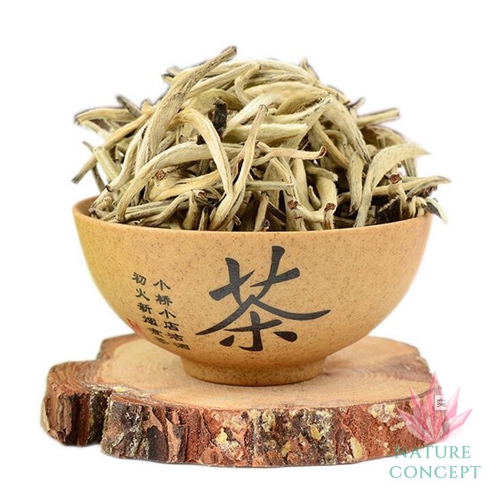 

SPONTAN White Tea Bai Cha Silver Needle Premium Quality Asli TERMURAH