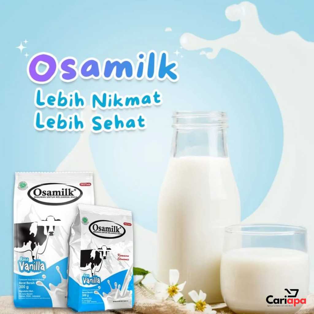 

Susu Osamilk Original 100% Sapi Vanilla 500gram Gemuk Badan Dan Nafsu Makan Anak Dewasa