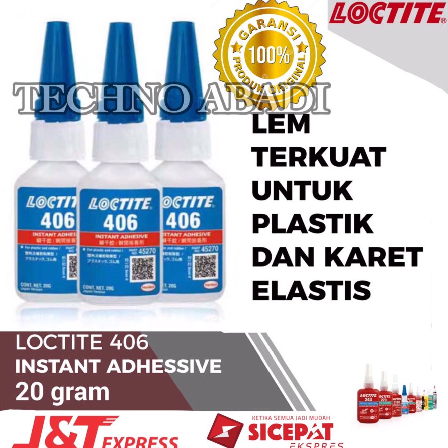 

LEM LOCTITE 46 2 GRAM ORIGINAL LOCTITE 46 LEM PLASTIK 2GR x T2O2