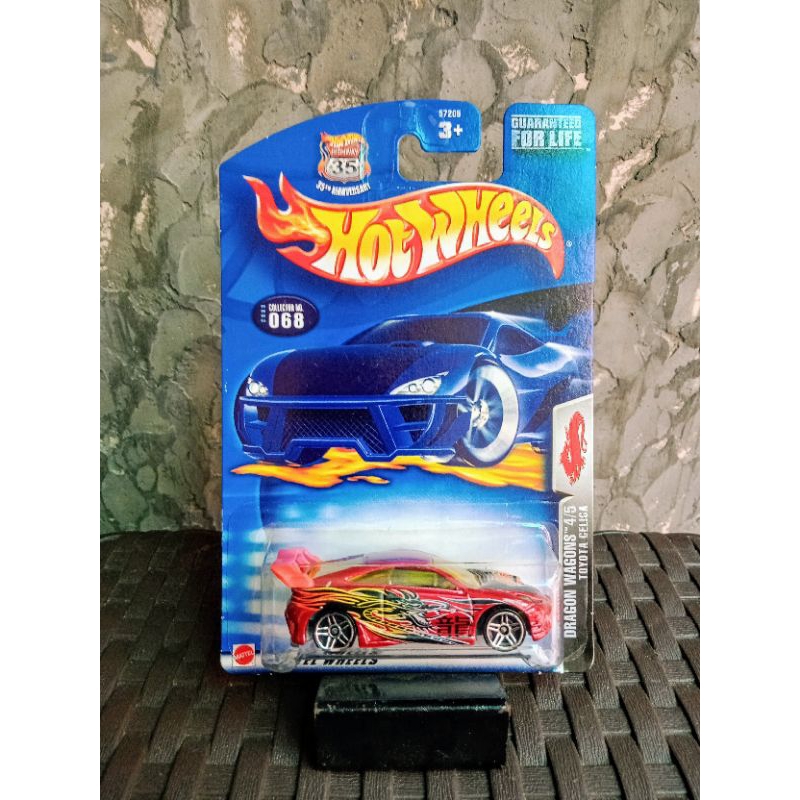 HOTWHEELS Highway 35th Anniversary #68 Dragon Wagons 4/5 Toyota Celica - 2003