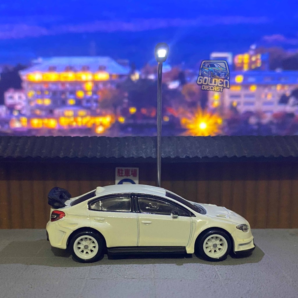 HOT WHEELS PREMIUM 2016 SUBARU WRX STI WHITE - LOOSE (GOOD CONDITION)