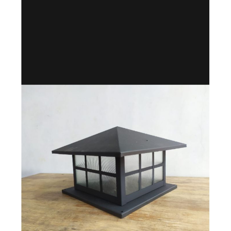 lampu taman pilar pagar jumbo/lampu pilar pagar outdoor