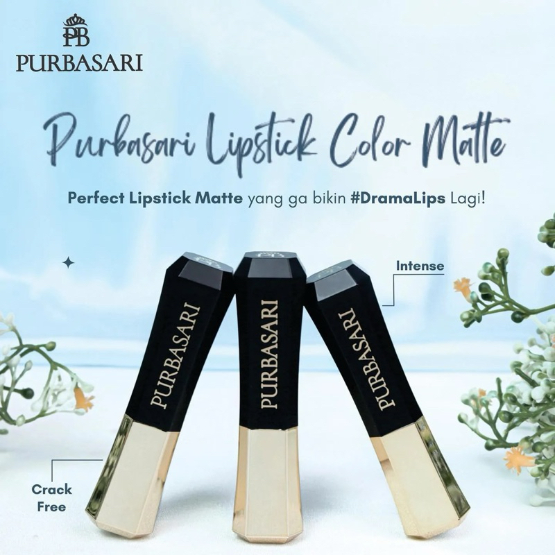 PURBASARI LIPSTICK COLOR MATTE NO.81 DIAMOND BEST SELLER