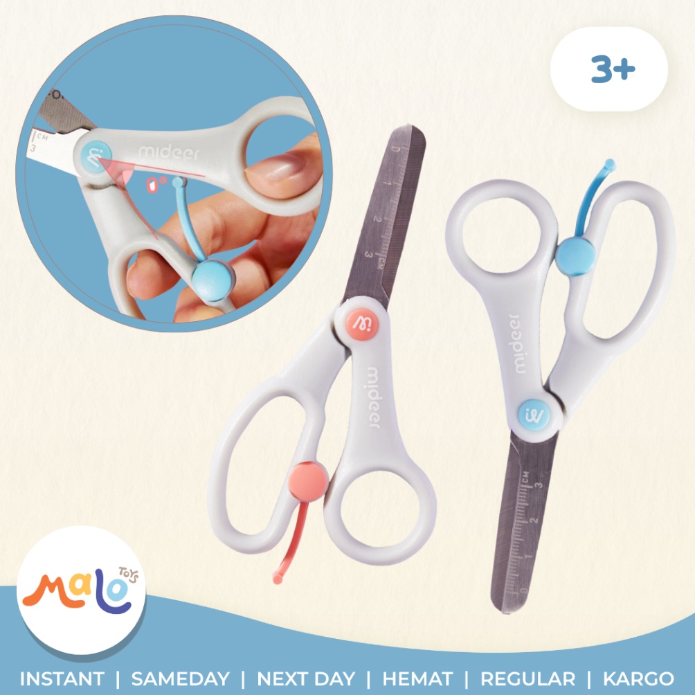 

SERU MALOTOYS Mideer Gunting Scissors Craft Multifunctional Hand ScissorsWater Foam Handcraft Tool For Kids Gunting Anak Malo Toys