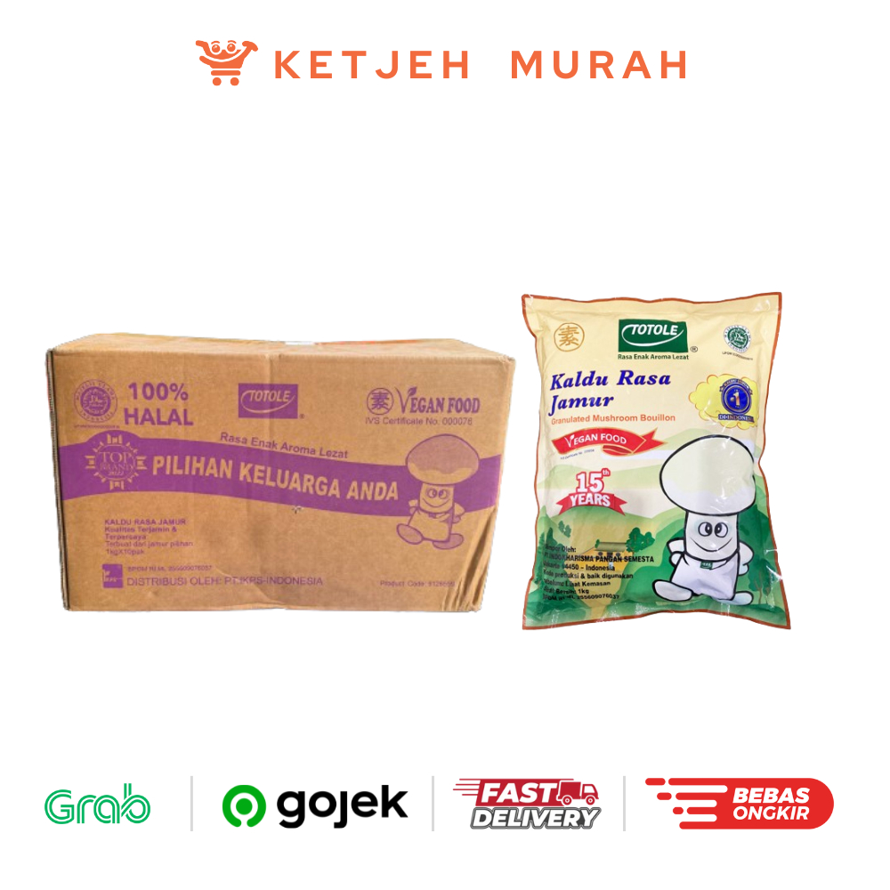 

Totole / mokoching Kaldu Jamur 1 KG 1 Dus isi 10 Pcs