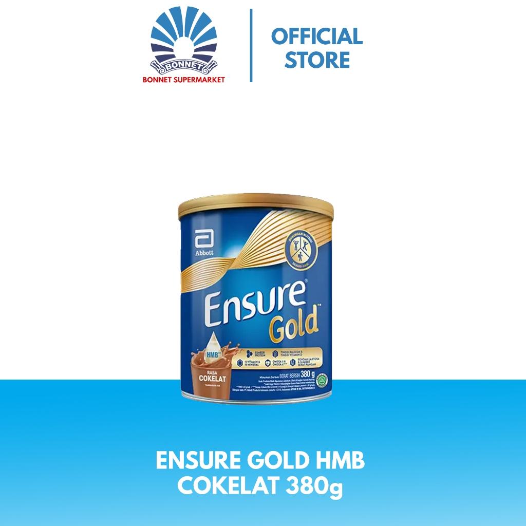 

Ensure Gold HMB Cokelat 380g - Susu Nutrisi Dewasa Rendah Laktosa