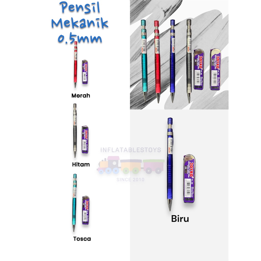 

Mechanical Pencil / Pensil Mekanik Joyko dan Refill ( Isi Ulang)