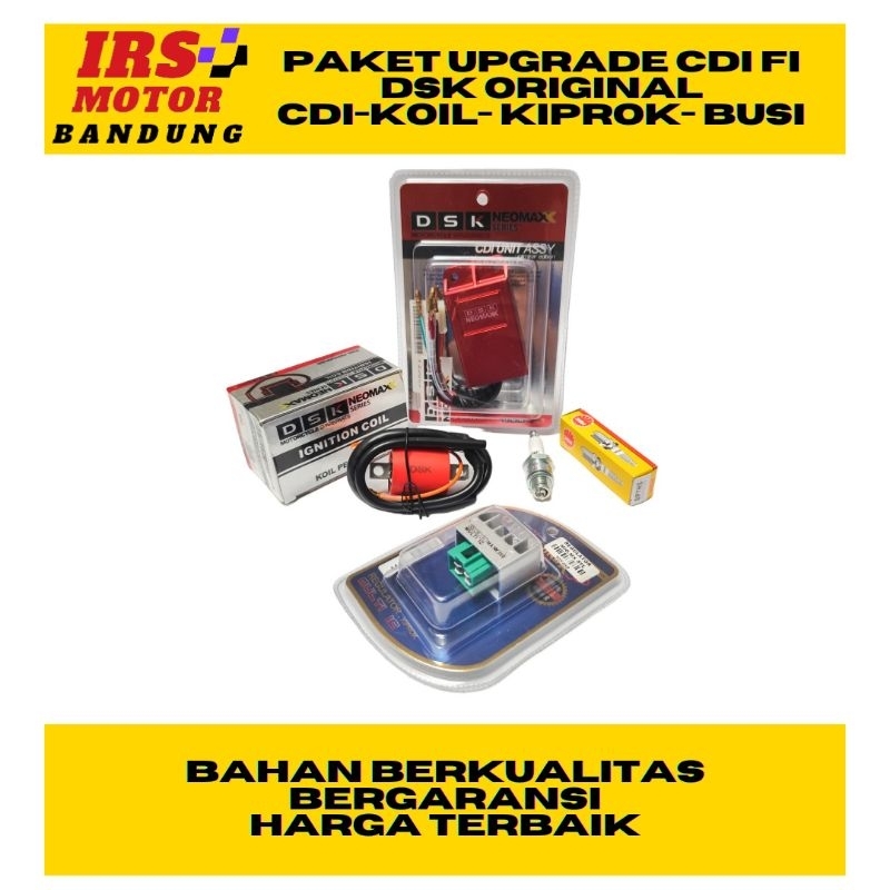 PAKET UPGRADE CDI KOIL COIL KIPROK BUSI RACING FIZR FIZ R F1ZR PENGAPIAN BESAR NO LIMIT ORIGINAL DSK