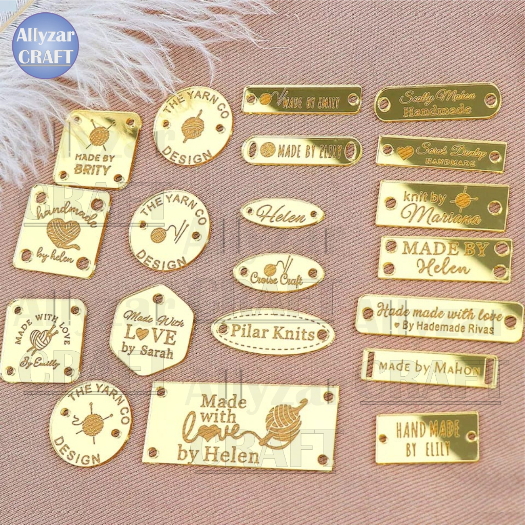 

Label Akrilik Label Jilbab - 1x3 cm