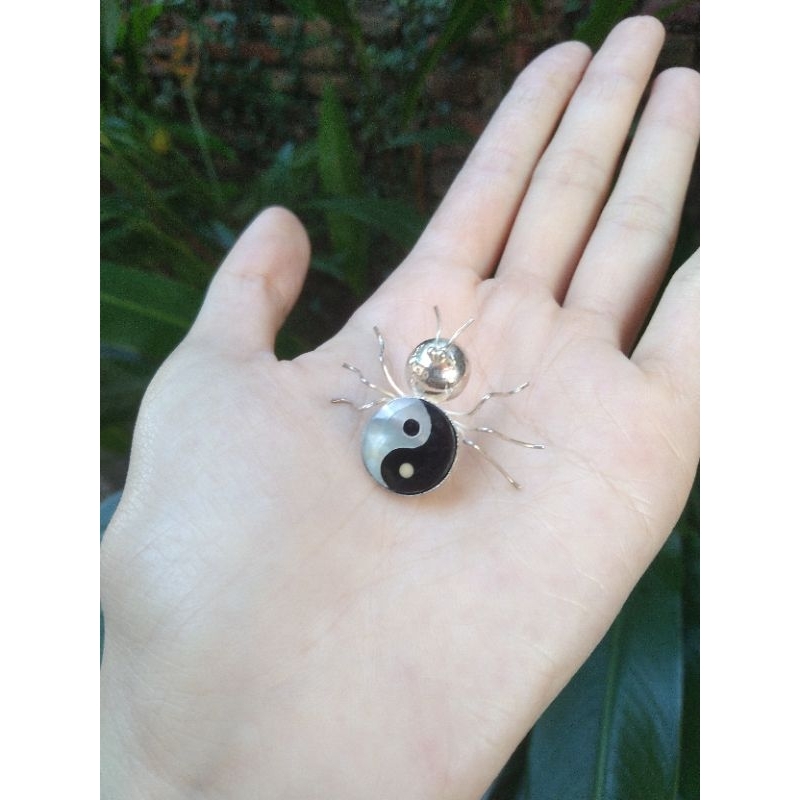 Bros Spider Yin Yang Perak 925