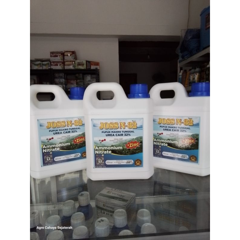 JOSS N 32 PUPUK UREA CAIR 32% plus ZINC PUPUK MAKRO TUNGGAL 1000 ML