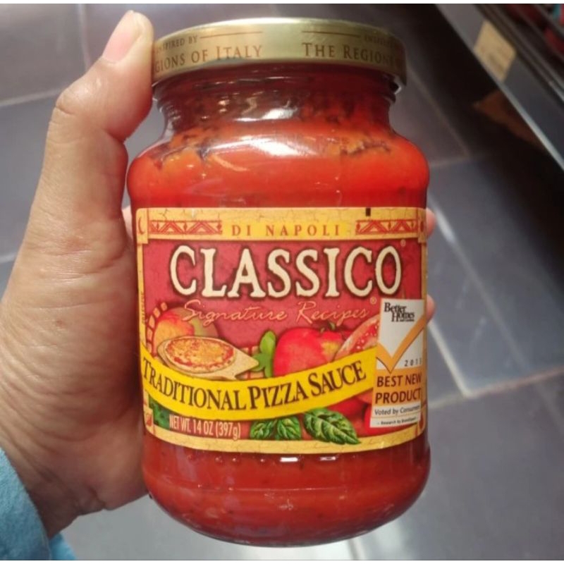 

classico traditional pizza sauce 14 oz 397gr