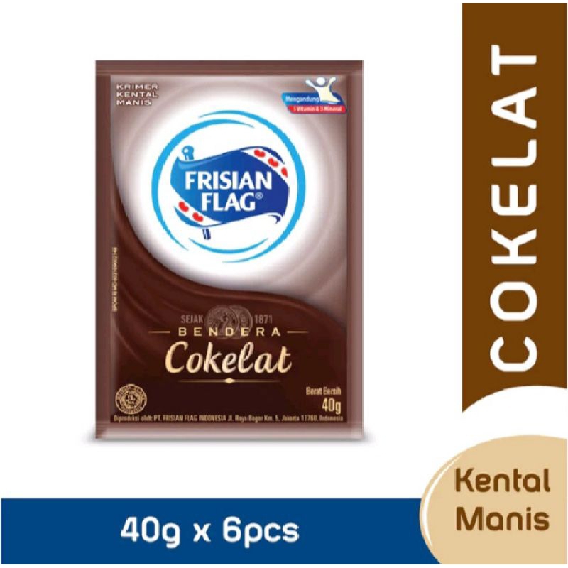 

Susu Kental Manis Frisian Flag Coklat 1 Renceng isi 6 Sachet