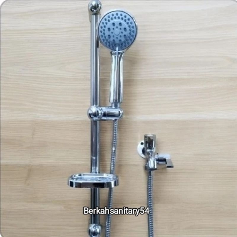 Paket Komplit Shower Tiang Dingin + Kran Cabang/Shower Kamar Mandi/Kran Shower