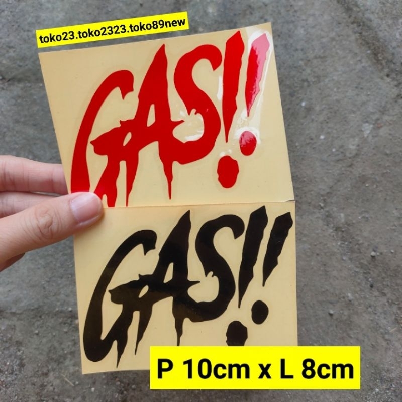 stiker cutting motor gas stiker variasi