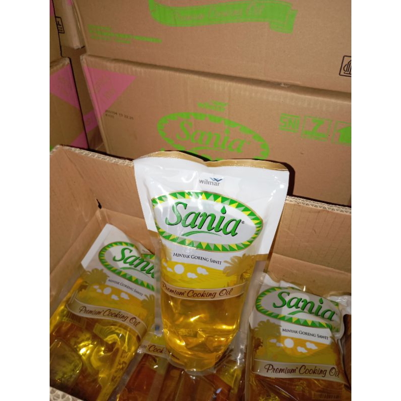 

1 Dus/Carton Minyak Goreng Sania 1 Ltr (Isi 12 Pouchs)