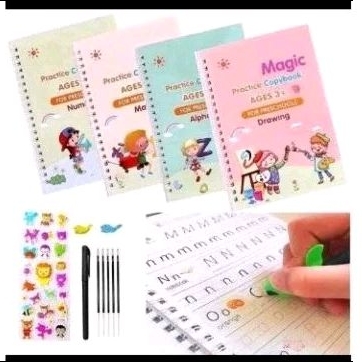 

BUKU PINTAR ANAK/ BUKU MAGIC ANAK ISI4 / BUKU ANAK PAKET LENGKAP